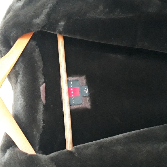 Leather Winter Coat w/ Faux Fur Lining - Picture 4 of 7